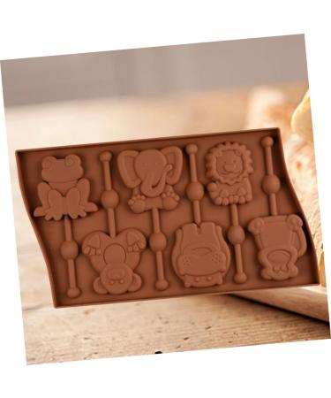 MAGICLULU 3pcs 6 Fondant Molds Animal Cake Baking Mold Silicone Gummy Mold Animal Stencils Ice Block Mold Silicone Baking Molds Candy Molds Baking Fondant Mold Cartoon Lollipop Mold mediumx3pcs As Shownx3pcs - Buy Online on SooperMarket.com