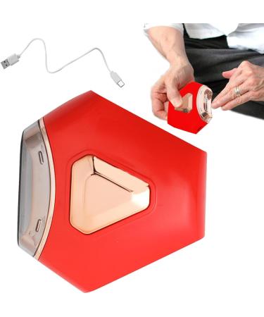 Electric Nail Cutter | Electric Toenail Scissors - Rechargeable Safety Fingernail Trimmer 2-in-1 Nail Trimmer Polisher with Nail Clip Storage for Women Men Red - Buy Online on SooperMarket.com