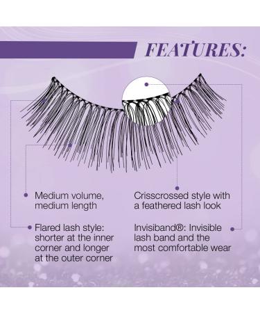 Ardell Fashion Lashes Pair 105 - Pack of 4 | Dramatic False Eyelashes - Buy Online on SooperMarket.com