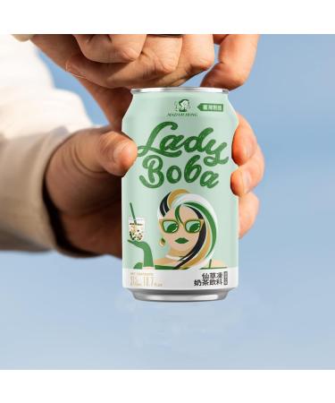 SUPPLIIONLINE Madam Hong Best chilled Lady Boba Grass Jelly and Brown Sugar Bubble Tea - 315ml (Grass Jelly) - Buy Online on SooperMarket.com