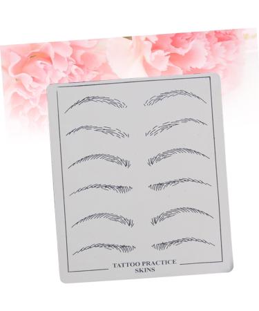 NOLITOY 6 Pcs Eyebrow Practice Skin Eyebrow Microblading Skin Eye Brow Practice Skin - Buy Online on SooperMarket.com