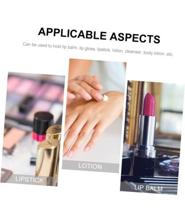 PLAFOPE 1pc Lipstick Tube Makeup Container Jars Lip Balm Tube for Refilling Tubes Refillable Lip Balm Tube Container Natural Lip Gloss Cosmetic Lip Lids Mini Holder Light the Light Plastic - Buy Online on SooperMarket.com