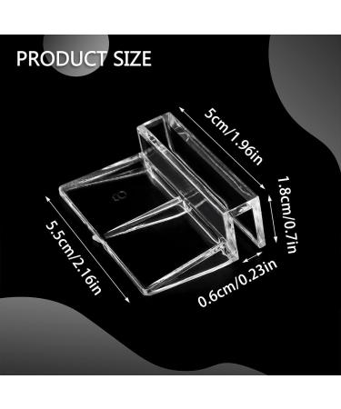 16 PCS LEEFONE Acrylic Aquarium Cover Clip - Universal Clear Fish Tank Glass Lid Holder for Rimless Aquariums - Buy Online on SooperMarket.com
