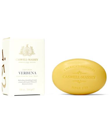 Caswell-Massey Triple Milled Centuries Verbena Bar Soap  Scented & Moisturizing Bath Soap For Men & Women  Made In The USA  5.8 Oz Verbena 5.8 Ounce (Pack of 1)