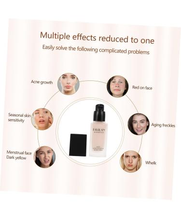 Gogogmee Liquid Foundation Concealer Liquid Makeup Foundation Fluid Waterproof Foundation Black Glass - Buy Online on SooperMarket.com