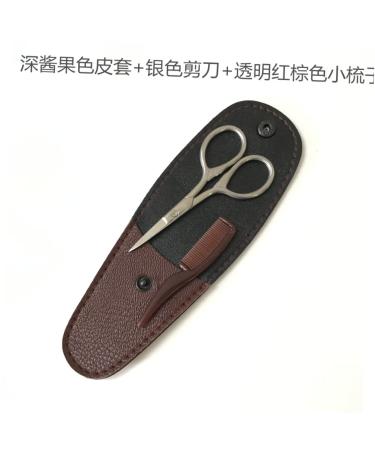 Beavorty 3-Piece Beard Scissors Set for Men - Stainless Steel Trimming Tools with Comb - Men's Grooming Kit - Buy Online on SooperMarket.com