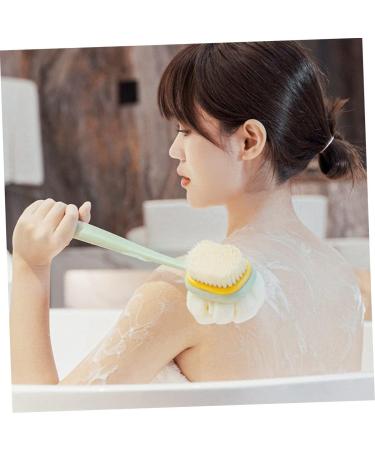 Beavorty Bath Brush Cleaning Scrubber - Shower Scrubber with Handle for Body Exfoliation and Scrubbing - Buy Online on SooperMarket.com