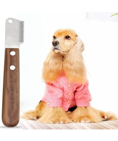 Vastseea Professional Dog Trimmer - Ergonomic Wooden Handle for Animal Care - Ideal for Right-Handed Grooming - Perfect for Most Dogs - Buy Online on SooperMarket.com