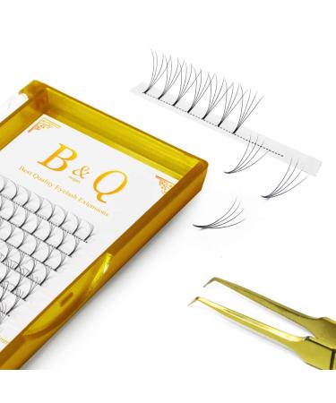 5D-0.10D Premade Fans Eyelash Extension | Long Stem Volume Fan Lashes | C D Curl | 8-15mm - Buy Online on SooperMarket.com