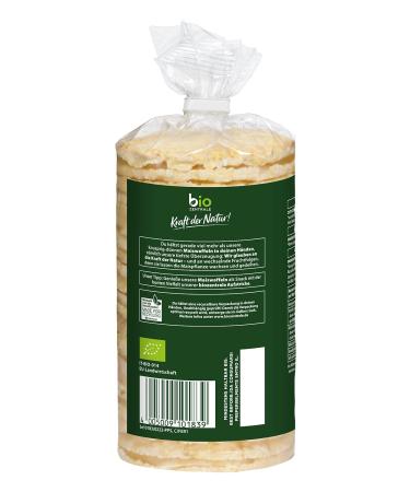 Biocentrale Sea Salt Corn Waffles | Organic Vegan Gluten & Lactose-Free | 12 Pack (120g Each) | Low-Fat Not Fried Snack | Only 3 Ingredients - Buy Online on SooperMarket.com