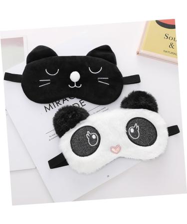 Buy NOLITOY Panda Sleep Mask - Cartoon Eye Shade & Plush Eye Cover for Adults - Travel-Friendly Eye Patches - Buy Online on SooperMarket.com
