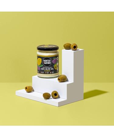 Hunter & Gather Olive Oil Mayo 3 x 250g | Paleo Keto, Sugar & Gluten Free | Made with Olive Oil & British Free Range Egg Yolk | 750g - Buy Online on SooperMarket.com