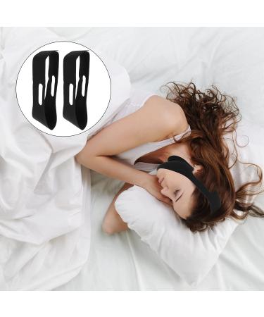 Healvian Anti Snoring Chin Strap 2Pcs - Adjustable Stop Snoring Solution for Better Sleep - Black - Buy Online on SooperMarket.com