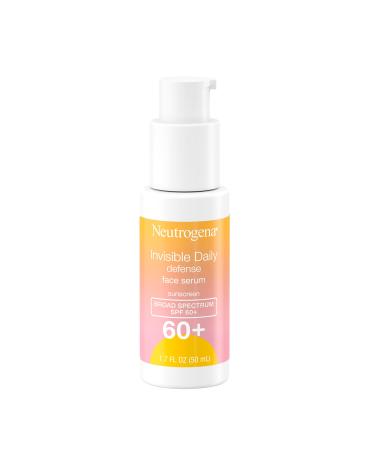 Neutrogena Invisible Daily Defense Sunscreen Face Serum SPF 60+ 1.7 fl oz (50 ml)