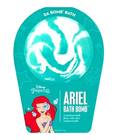 Da Bomb Princess Ariel Bath Bomb 7 Oz! Delicious Scent of Sea Foam! Surprise Bath Bombs for Girls! A Magic Breeze Bomb Bath Fizzer with A Fun Surprise Inside!