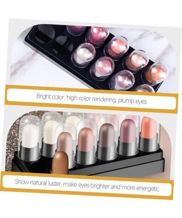 Healeved 12pcs 12 Shadow Box Eye Brightener Stick Eyeshadow Pencil Crayons Makeup Kit Plastic - Buy Online on SooperMarket.com