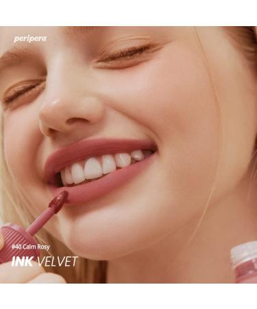 Peripera Ink the Velvet Lip Tint - High Pigment, Longwear, Weightless (040 CALM ROSY) - Buy Online on SooperMarket.com