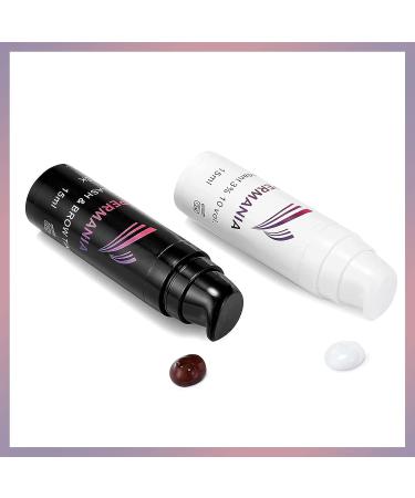 PERMANIA Rich Black Eyelash & Brow Color Kit - Professional Eyebrow Coloring for Natural Makeup at Home - Buy Online on SooperMarket.com