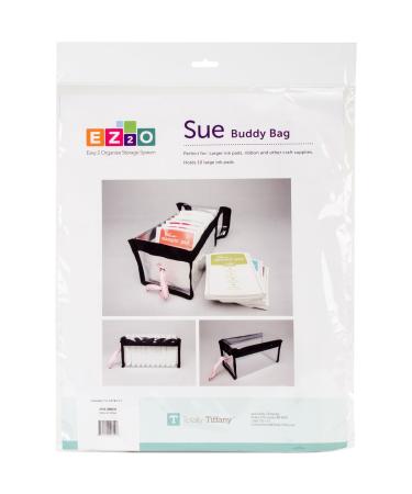 Totally-Tiffany BSFP-SNG10 Sue Buddy Bag  1.27 x 33.020000000000003 x 45.72 cm  Transparent