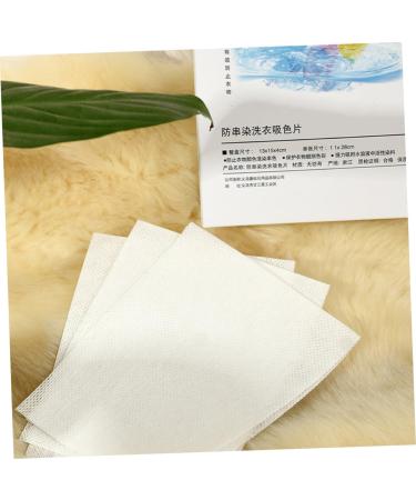BCOATH 2 Boxes Absorbing Film Washing Machine Lint Catcher Washing Supplies Grabber Stain Remover Laundry Dyeing Cloth Laundry Color Keeper Clothes White Non-woven Fabric Blotting Paper - Buy Online on SooperMarket.com
