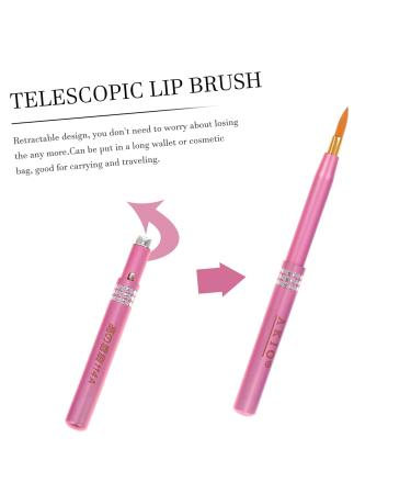 NOLITOY Retractable Lip Brush Set - 6 Pcs Portable Lip Makeup Applicators for Lip Gloss & Lipsticks - Buy Online on SooperMarket.com