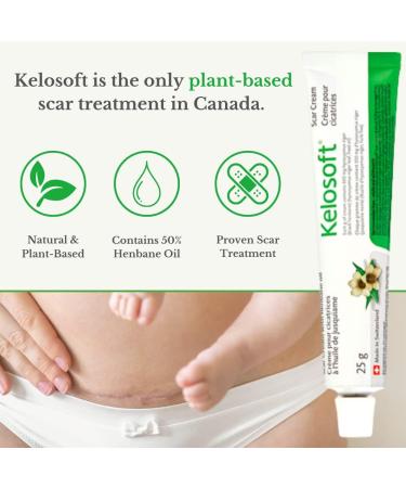 Kelosoft - Natural Scar Removal Cream Keloid Scar Removal Gel Plant Based Herbal Scar Cream Helps Reduce Visibility of Scars - 25g - Buy Online on SooperMarket.com