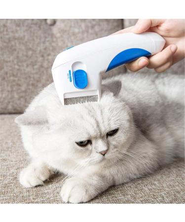 Enjoyfeel Pet Flea Comb Electric Brush Comb Head Lice Removal Pet Cleaning Capture Fleas Tool for Dogs Cats - Buy Online on SooperMarket.com