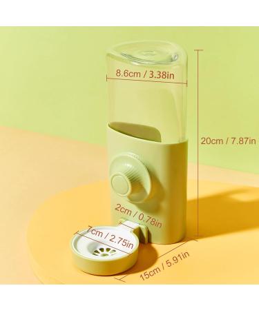 Green Rabbit Water Bottle 600ml - Hanging Water Dispenser for Small Pets - Buy Online on SooperMarket.com