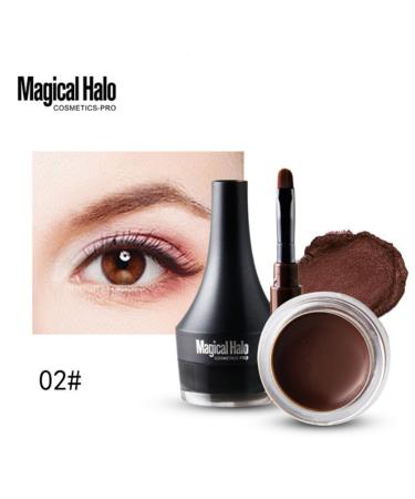 Waterproof Eyeliner Long-lasting Eyeliner Waterproof Eyeliner Not Dizzy Eyeliner Dye Cream(Brown)