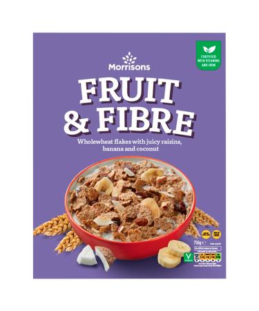 Morrisons Fruit and Fibre Flakes 750g