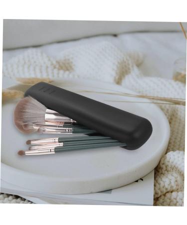 Mikinona 1set Powder Puff Storage Box Make up Travel Egg Rack Silica Gel Black 20X4.8CM - Buy Online on SooperMarket.com