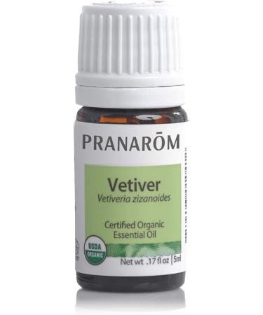 Pranarom Vetiver Essential Oil 5ml - Pure Aromatherapy for Relaxation - Buy Online on SooperMarket.com