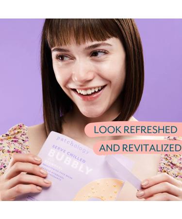 Patchology Brightening Gel Face Mask with Resveratrol and Niacinamide Bubbly - Hydrogel Face Mask - Buy Online on SooperMarket.com
