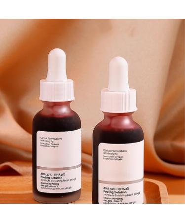 FunnAura AHA 30% + BHA 2% Peeling Solution Exfoliating Facial Serum Fighting Blemishes Reduces Pore Congestion(30 Ml) - Buy Online on SooperMarket.com