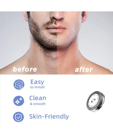 3Pcs HQ56 Replacement Shaver Heads for Philips Norelco HQ3 HQ4 HQ55 HQ56 HQ6 - Compatible with HQ300 HQ442 HQ916 HS190 HQ6990 Electric Shavers - Buy Online on SooperMarket.com