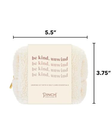 Pinch Provisions Be Kind UnWind Kit | 8 Luxury Self Care & Spa Essentials - Perfect Gift for Birthdays Bachelorette Christmas & More - Buy Online on SooperMarket.com
