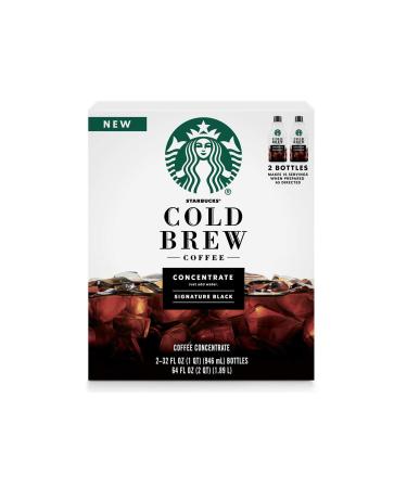 Starbucks Cold Brew Concentrate, Signature Black, 32 FL OZ