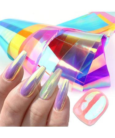 Dornail Aurora Nail Foil Stickers: Broken Glass Paper Nail Decals for Nail Art Decor - Buy Online on SooperMarket.com