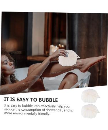 NOLITOY 4 Pcs Large Bath Scrubber Ball Set | Shower Bubble Balls & Loofahs for Ultimate Clean | Ideal for All Skin Types - Buy Online on SooperMarket.com