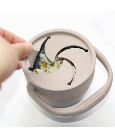 GINBEAR No Spill Collapsible Silicone Snack Cup for Toddlers - Argil - Buy Online on SooperMarket.com