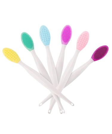 Silicone Lip Brush Double-sided Lip Brush Soft Cleaning Lip Brush Beauty Tool For Smoother Skin Cleaning Brush Set