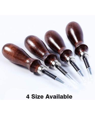 WUTA 4pc Leather Edge Bevelers Set - High Carbon Steel Skiving Tools for Keen Edge Cutting in Leathercraft (0.8mm+1mm+1.2mm+1.4mm) - Buy Online on SooperMarket.com