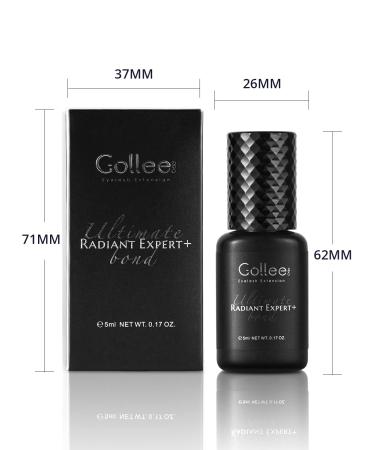Fast-Drying Eyelash Extension Glue - 0.5 Sec Retention - 8 Week Waterproof Semi-Permanent Black Adhesive - 5ml for Professional Use - Buy Online on SooperMarket.com