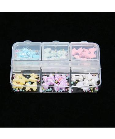 Nail Art Decoration Portable Elegant Nail Care Bowknot Accessories Safe Resin Beautiful for DIY - Buy Online on SooperMarket.com