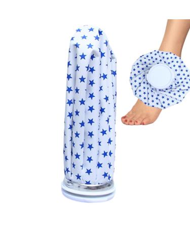 Ice Pack for Injuries Waterproof Heat Resistant Ice Bags - Skin Care Products for Bruises Bumps Spasms Sprain Fever Toothache Headache Puchen Pentagram Large
