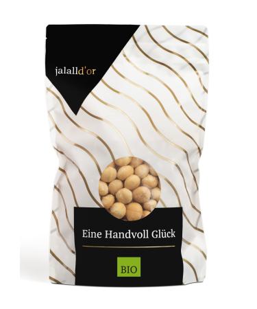 Premium macadamia nuts organic raw food quality from Jalall d'Or |From Kenya |whole nuts |Fair traded from a small peasant project |Freshly filled |Creamy crisp macadamia taste1kg 1 kg (1 Pack)
