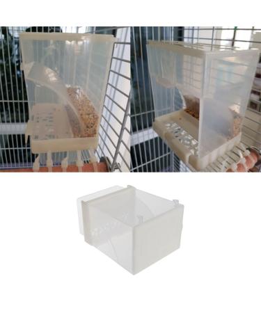 Keer123 Feeds for birds feed container sperm dispenser bowl for budgerigars parasites nymphensittishes gray parrots kakadus aras amazon-loving parliament finches canaries