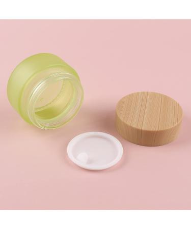 Plastic cosmetic jars empty jars 4 PC 50ml Empty Green Glass Cosmetic Jars with Screw Lid  50g Small Containers Storage Pot for Cosmetic Travel + 4X Spatula (Color : Groen Size : 20ml) (Color : Groe 20ml Groen - Buy Online on SooperMarket.com