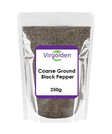 Cracked Black Pepper (Coarse Ground) 250g by Virgolden
