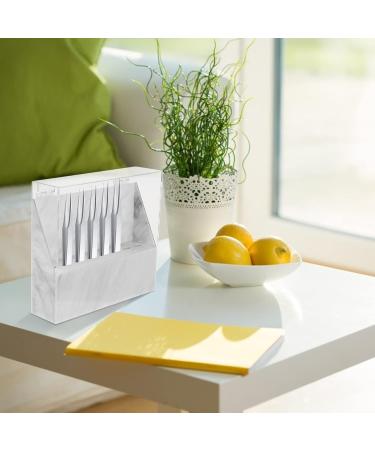 Stahad 3ST 8-Hole Acrylic Tweezer Organizer - White Flip-Top Storage Box for Eyelash Tweezers | International Shipping Available - Buy Online on SooperMarket.com